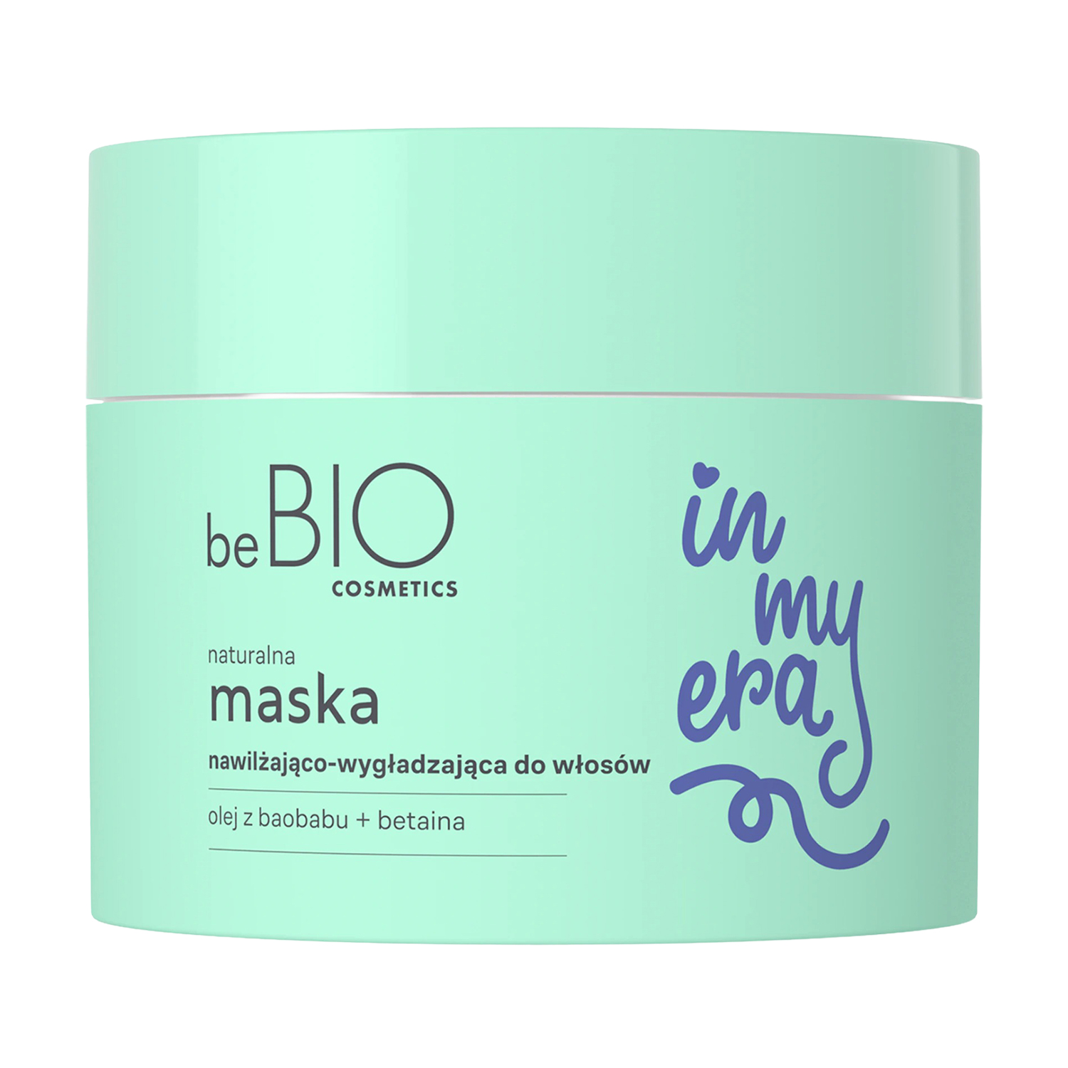 Зволожувальна розгладжувальна маска для волосся beBIO In My Era Natural Hair Mask, 250 мл